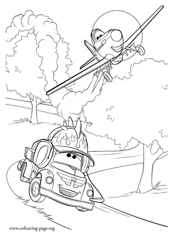 Plansa de colorat cu Cars pixar 168 77